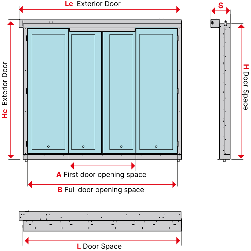 Four wings door 2167
